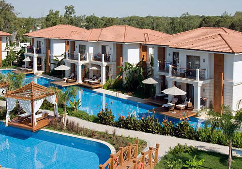 Турция отель с домиками на воде лучший шоппинг в мире