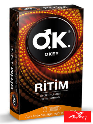 Презервативы в Турции Okey Ritim Tırtıklı Ve Geciktirici Etkili Prezervatif