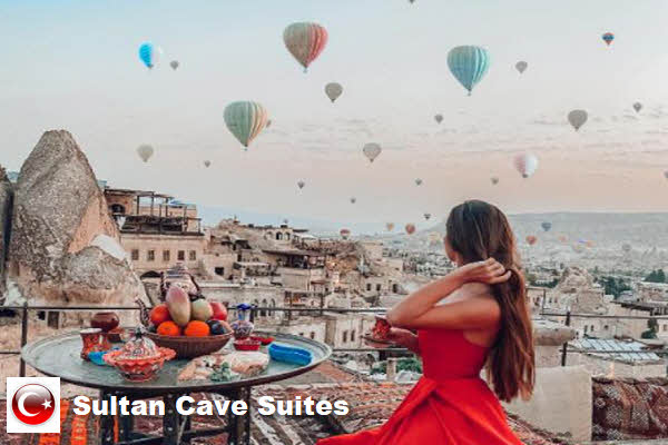 Отели Каппадокии с видом на воздушные шары  - Sultan Cave Suites
