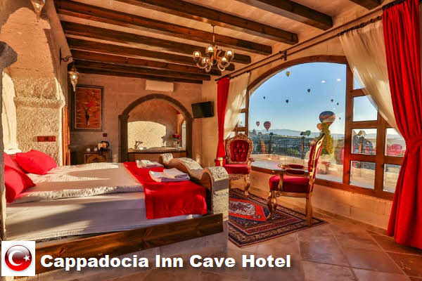 Отели Каппадокии с видом на воздушные шары  - Cappadocia Inn Cave Hotel