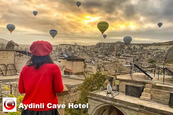Отели Каппадокии с видом на воздушные шары  - Aydinli Cave Hotel 