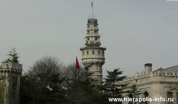 схема башня Баязид  в Стамбуле