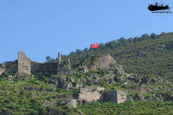 фотография разрушенная крепость Fethiye