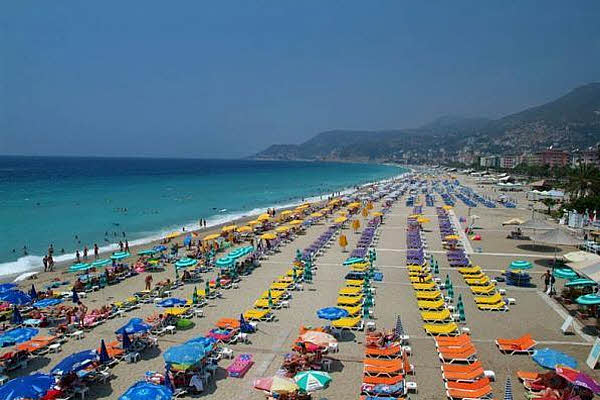 пляжи в Аланьи (Алании) в Турции 