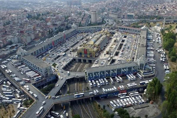 Большой автовокзал в Стамбуле