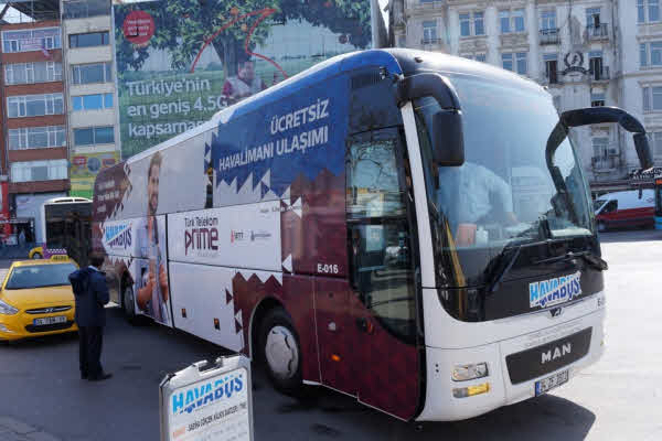 Автобусы HAVABUS в Стамбуле 