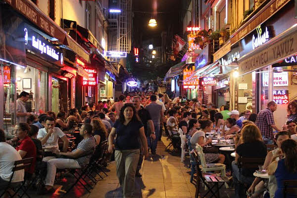 Лучшие бары Стамбула на Таксим