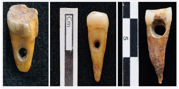 Ювелирные изделия из зубов людей найдены в Турции